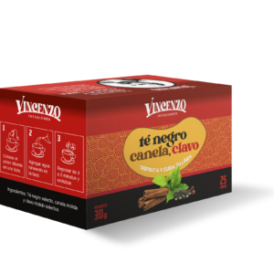 Infusión de té, canela y clavo